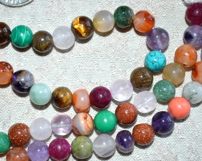 Navratan 9 Planets Chakra Mala Beads Necklace - Energized Karma Nirvana Meditation 6mm 108 Prayer Beads For Awakening Chakra Kundalini