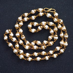 Tulsi mala beads Tulsai kanthi Holy Basil beads necklace 22-23"sacred necklace Tulsai beads kanthi sacred beads tulsi japa mala beads choker