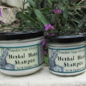 Herbal Hare Original Shampoo, Vegan Hair Care, Rosemary, Fennel & tangerine shampoo, Organic coconut and walnut oil for condition image 1