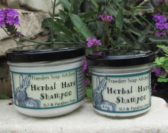 Herbal Hare Original Shampoo, Vegan Hair Care, Rosemary, Fennel & tangerine shampoo, Organic coconut and walnut oil for condition