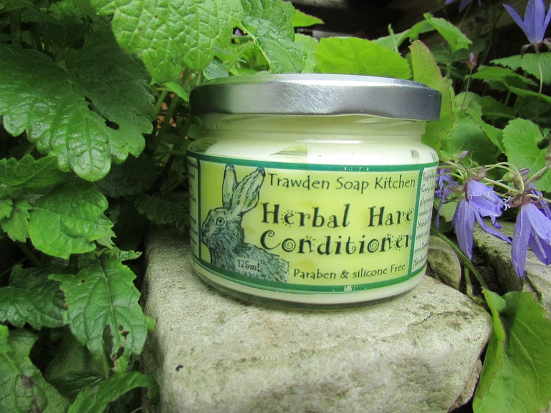 Herbal Hare Original Conditioner, Herbal Scent Vegan toiletries, Silicone free, Paraben Free, Cruelty Free, Bild 1