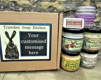 Trawden Soap Kitchen Gift Set Comprising Best Sellers, Hair Care, Skin Care - Vegetarian Friendly