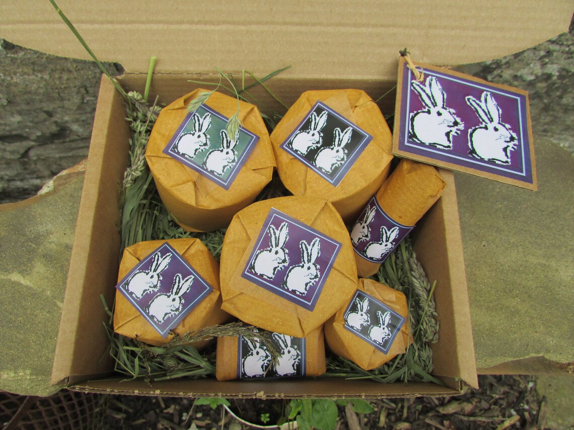 Gift Set for Vegan Bunny Lovers Rustic Eco Friendly Hamper Etsy UK