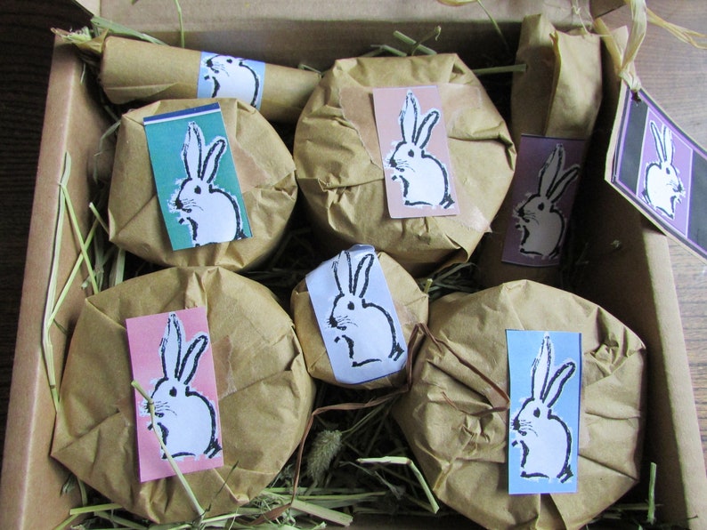 Gift set for Vegan Bunny Lovers Rustic Eco Friendly Hamper Etsy
