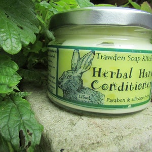 Herbal Hare Original Conditioner, Herbal Scent Vegan toiletries, Silicone free, Paraben Free, Cruelty Free, Bild 2