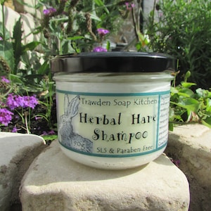 Herbal Hare Original Shampoo, Vegan Hair Care, Rosemary, Fennel & tangerine shampoo, Organic coconut and walnut oil for condition image 2