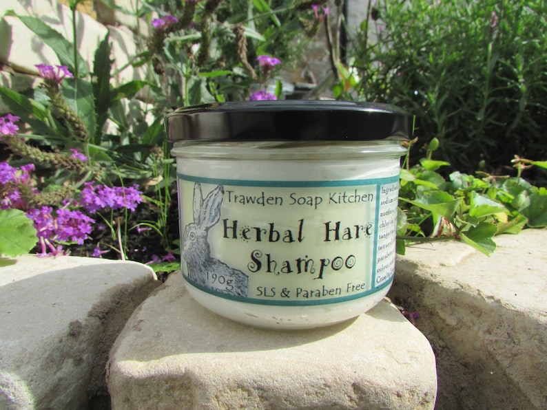 Herbal Hare Original Shampoo, Vegan Hair Care, Rosemary, Fennel & tangerine shampoo, Organic coconut and walnut oil for condition image 2