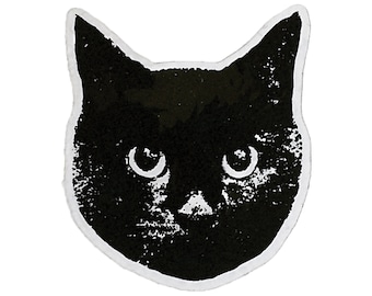 Clear Black Cat Sticker. Vinyl Kitty Sticker. Cat Laptop Sticker. Cat Car Sticker. Vinyl Laptop Cat. Water Bottle Sticker. Kitty Cat Art