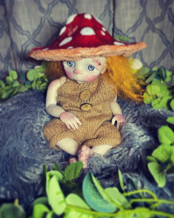 Mushroom Elf Reborn Baby Doll - Etsy