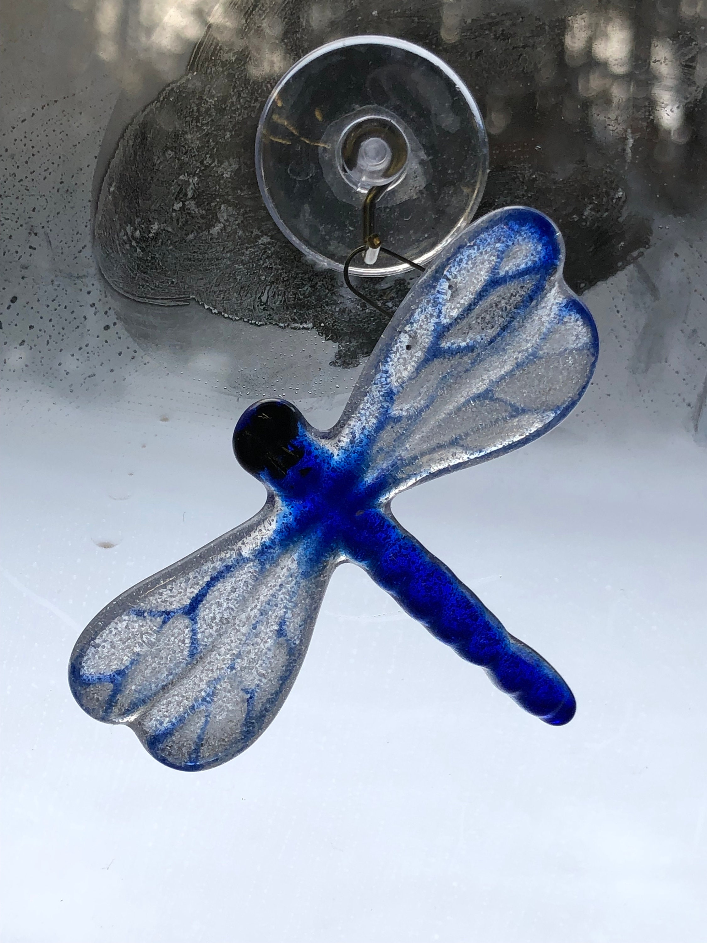 Dragonfly window hanger, dragonfly window art, dragonfly suncatcher
