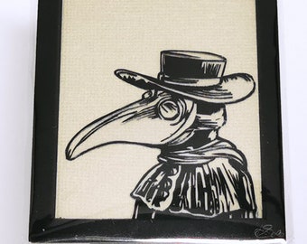 ACEO - hand-cut papercut art - OOAK collectible papercut miniature