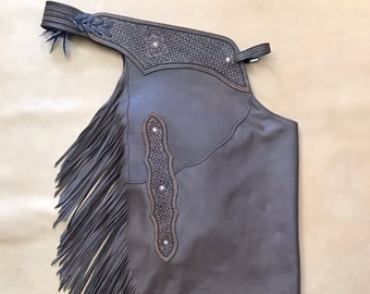 Chinks Bags Leather Chaps Cowboy Gear This pair is not currently available!