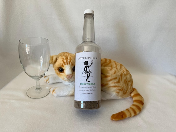 Catnip in A Wine Bottle: Tabby Tequila by Cats' Happy Hour