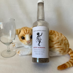 Catnip In A Wine Bottle: Kitty Kordial by Cats&#39; Happy Hour by Cats&#39;  Happy Hour