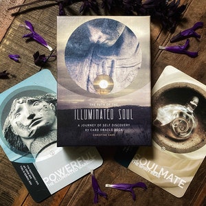 The Path of the ILLUMINATED SOUL - a journey of self discovery - oracle deck with PDF guide book