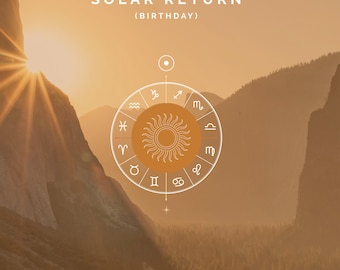 Solar Return Astrology Report - Birthday Report Chart