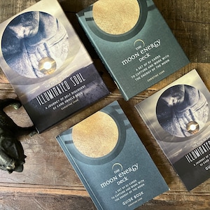 La collection Orange Moon Cat - The Path of the Illuminated Soul et The Moon Energy Deck avec des guides imprimés. Pack multi-sauvegarde.