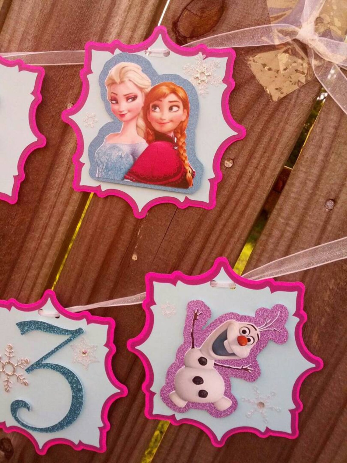 Frozen Birthday Banner Etsy