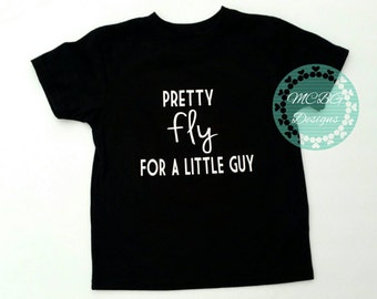 Pretty fly for a little guy toddler boys shirt, baby boy bodysuits,toddler boy shirts,funny boys shirts,funny baby clothes,trendy boys shirt