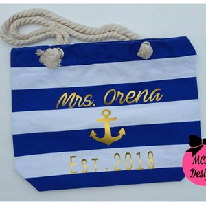Personalized Beach Bag•Anchor Bags•Honeymoon Bags•Wedding Gift•Teacher Gift•Cruise Bag•Anniversary Gift•Mothers Day Gift•Beach Bags•Tote Bag