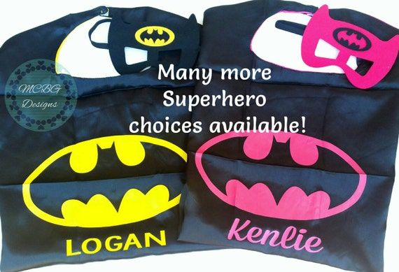 Superhero Cape Personalized Superhero Capes Superhero