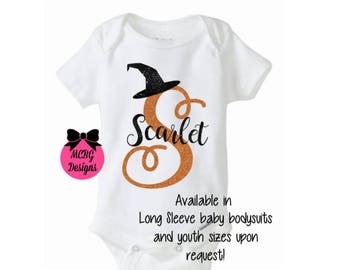 Witch Shirt, All Sizes, Halloween Girl Shirts, Toddler Girl Halloween Shirts, First Halloween, Witch Shirts, Spooky Shirts