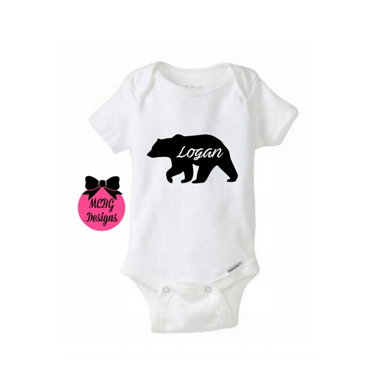 personalized baby bodysuit