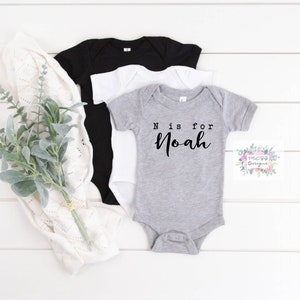 Baby Boy Outfits• Bodysuit•Name Shirt•All Sizes•First Day of School Shirt•Personalized Newborn Outfit•Gender Reveal•Christmas Gifts
