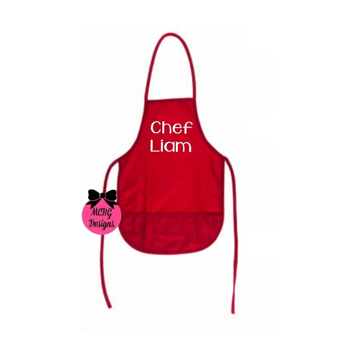 Personalized Chef Apron Embroidered Kitchen Design Aprons for Women an —  Place4Print - Best Place Printing & Embroidery, Aprons, Caps