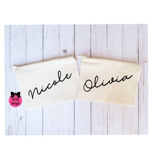 Make up bags•Cosmetic Bag•Womens Gifts•Teen Gifts•Christmas Gifts•Bridal Party Gifts•Stocking Stuffer•Back to school Pencil case