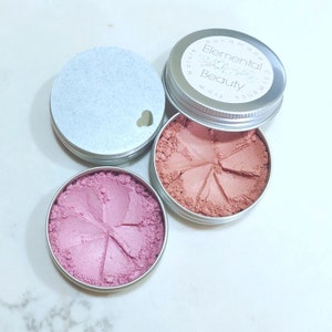 Vegan Natural Mineral Makeup Blusher Talc free image 1