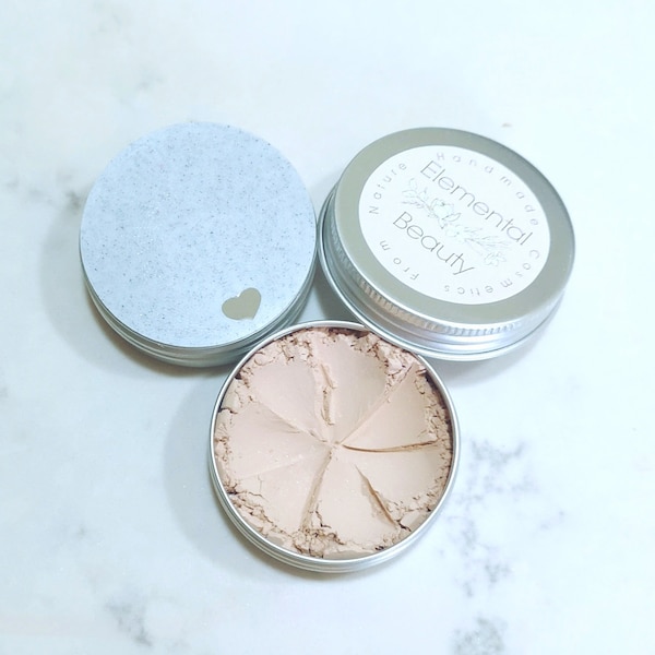 Nachtbehandlung Heilendes Mineral Make-up Puder Vegan Talkfrei