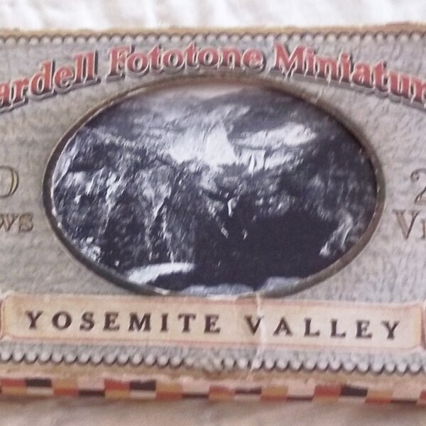 1923 Bardell Fototone Miniatures Photographs Yosemite Valley