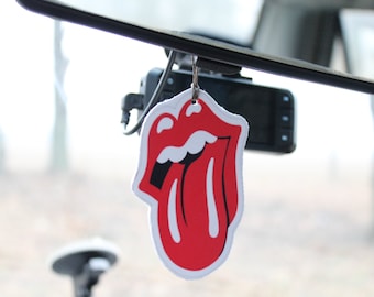 tongue Air Freshener, Rock Lover Gift, Fresh Scents, Car Accessory Gift, original gift, funny gift, personalised custom gift