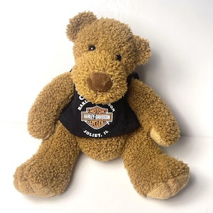 Harley Davidson Teddy Bear - Etsy