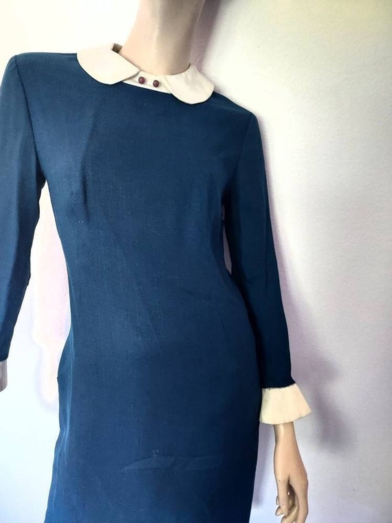 Vintage 60s/70s Mod Cut Dress/A' n' R'  Jr. label… - image 3