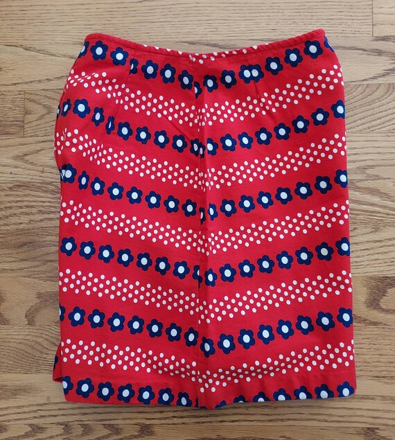 Vintage 50s/60s Cotton Shorts/Red White Blue/4th … - image 9