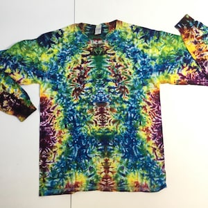 Medium Adult mens womens unisex Medium Tie dye Long sleeve Shirt