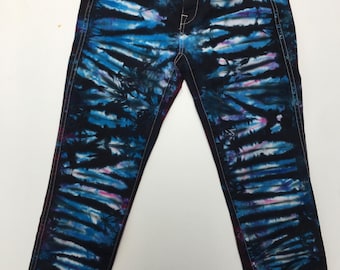 Girls tie dye jeans size 25