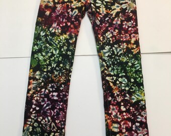 Womens tie dye jeans size 2