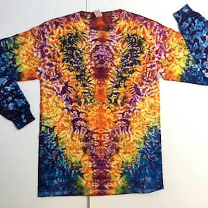 Medium Adult mens womens unisex Medium Tie dye Long sleeve Shirt