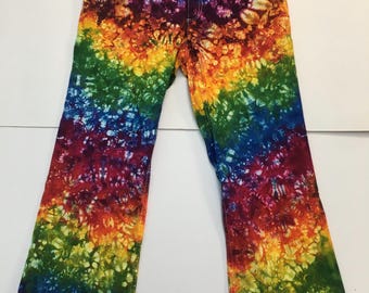 Womens tie dye jeans size 8