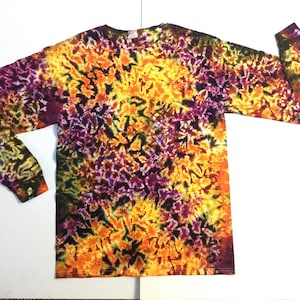 Medium Adult mens womens unisex Medium Tie dye Long sleeve Shirt