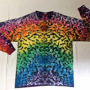 Adult large unisex tie dye long sleeve shirt