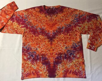 Chemise Manches Longues Tie-dye - Taille 2XL Femme - Couleurs Multicolores - Neuf Sans étiquettes