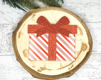 Holiday Gift Card Holder, Red Glitter Gift Card Holder, Christmas Gift Card Holder, Gift Card Holder, Gift Card Holder For Her