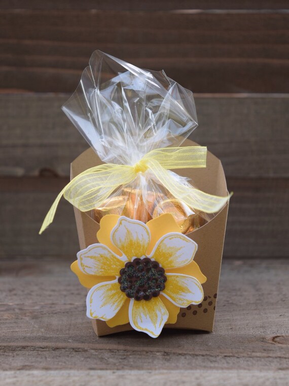 sunflower baby shower party favors