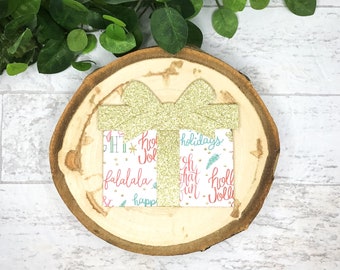 Christmas Gift Card Holder, Holiday Gift Card Holder, Gift Card Holder, Happy Holidays Gift Card Holder, Money Envelope Holder