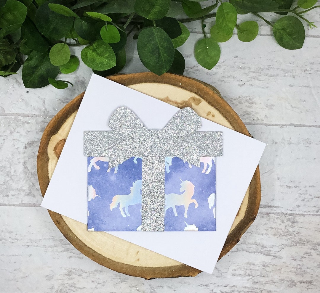 Girls Gift Card Holder, Unicorn Gift Card Holder, Girly Gift Card