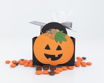 Halloween Treat Bag, Jack-O-Lantern Party Favor, Halloween Goodie Bag, Halloween Party Favors, Trick or Treat Bags, Halloween Gifts